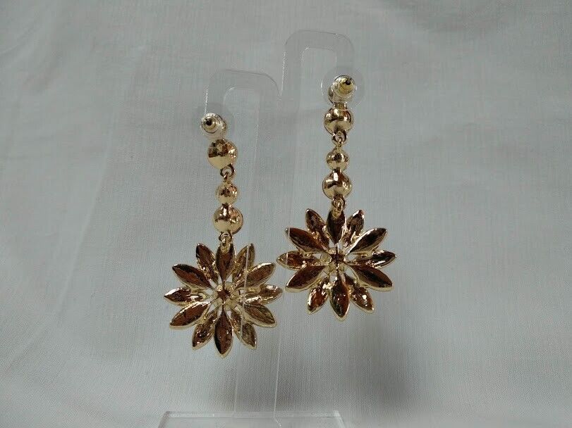 Pendientes mujer fantasía largos con pedrería cierre de presión Nuevos (104) - Imagen 6