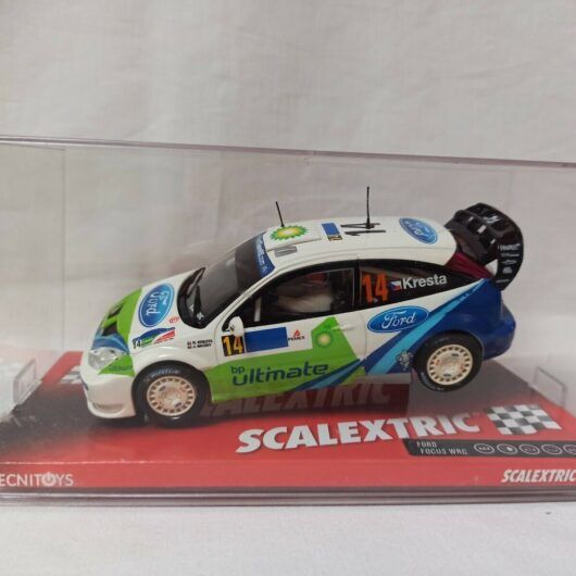 SCX Scalextric Ford Focus WRC " Mexico " REF 6188 1/32 Nuevo (147)Caja rajada