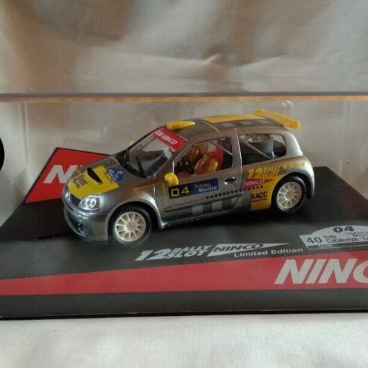 SCX Scalextric Renault Clio Costa Brava 2004 E.L.  Ninco 1/32 Nuevo (109)
