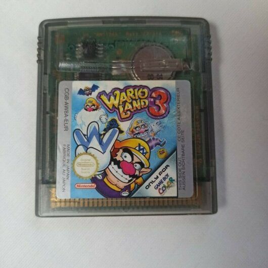 WARIO LAND 3  BUEN ESTAD GB COLOR Pal ORIGINAL(156)