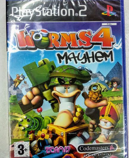 Worms 4:Mayhem para playstation 2 Nuevo y precintado Pal