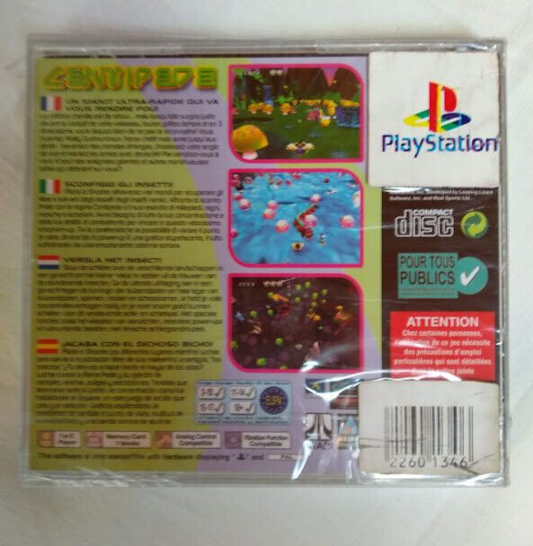 CENTIPEDE Playstation 1 NUEVO Y PRECINTADO PAL CAJA ROTA - Imagen 3