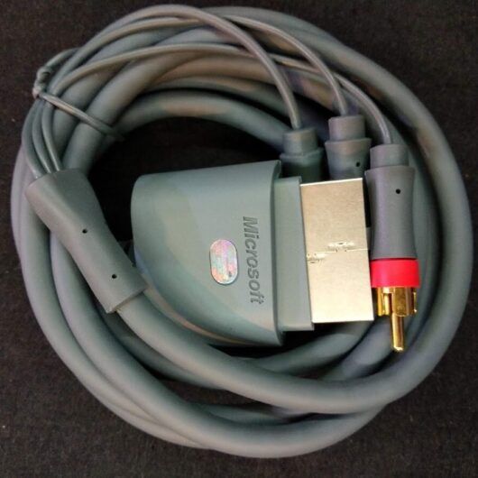 Cable AV  para X-BOX 360 nuevo y precintado procede del pack de una consola
