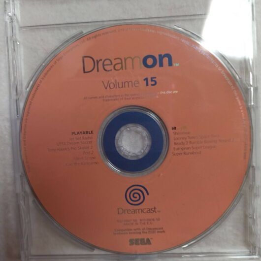 Dreamon volumen 15 CD Demo para  Dreamcast Pal Esp Nuevo(151)