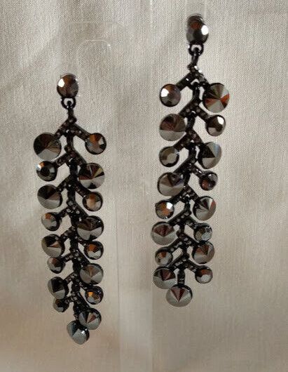 Pendientes fantasía largos fiesta cierre presión nuevo con etiqueta (106)