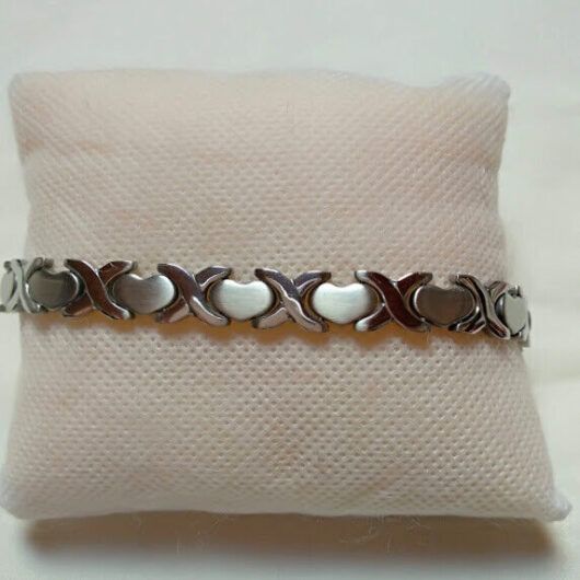 Pulsera acero inoxidable caballero  nueva