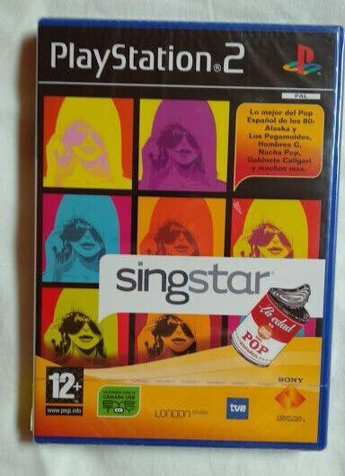 SingStar La Edad de Oro del Pop Español PS2 Nuevo y precintado Pal
