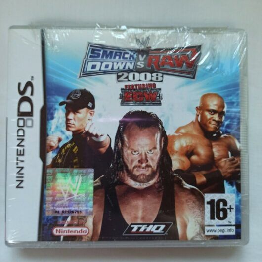 SmackDown vs. Raw 2008  para Nintendo DS Nuevo y precintado (147)