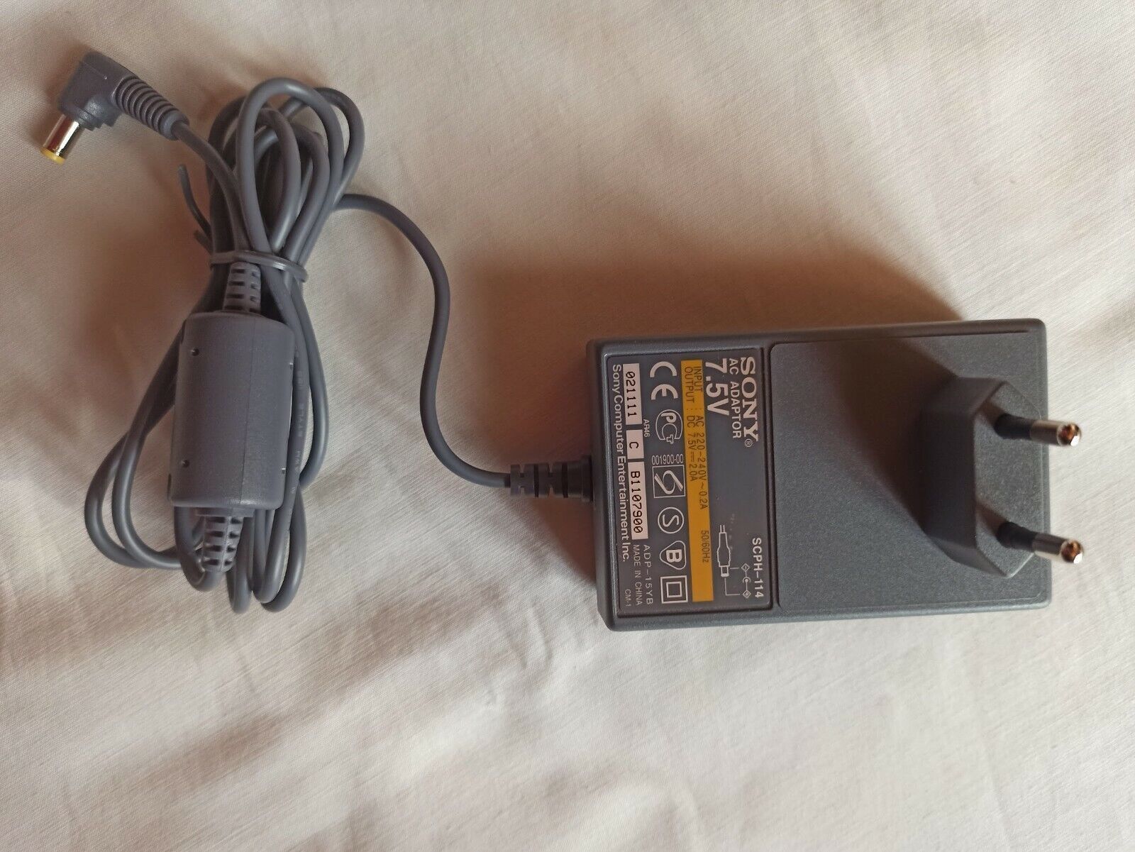 Adaptador de corriente y cable original SONY para playstation ONE (153) - Imagen 4