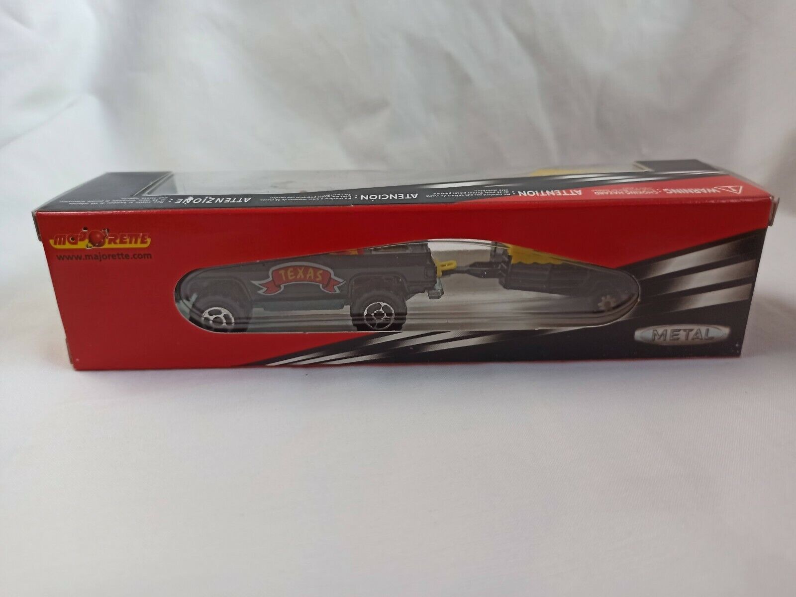 COCHE CON REMOLQUE Y CABALLO METAL MAJORETTE Nuevo con caja (144) - Imagen 4