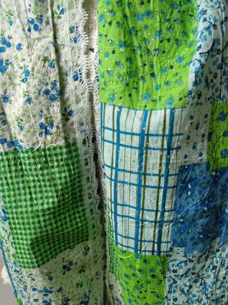 Fular 100% algodon estampado pachwork(134) - Imagen 3