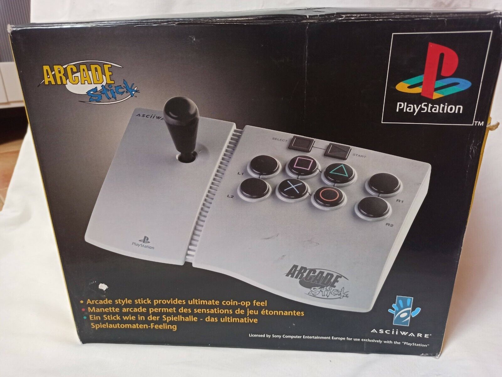 Mando Arcade para PLAYSTATION 2 como nuevo con caja(148))