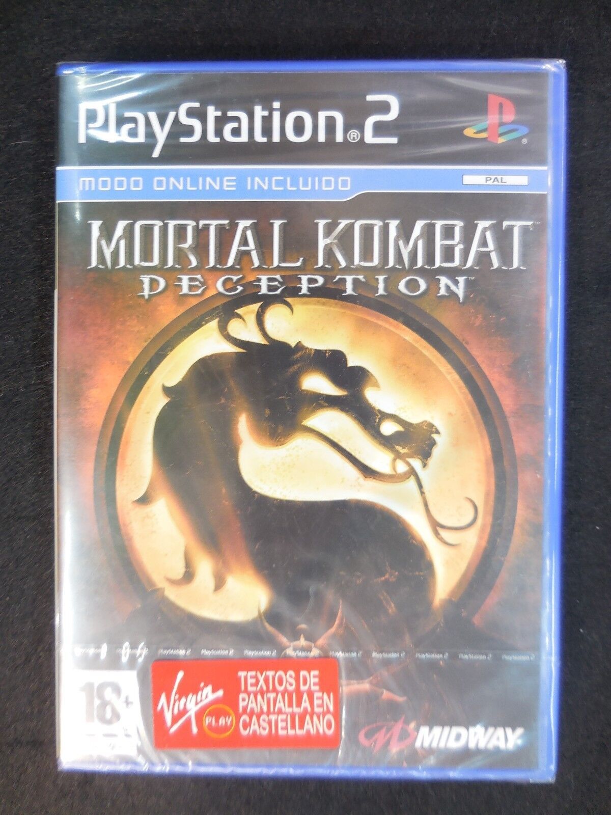 Mortal Kombat:Deception para playstation 2 Nuevo y precintado PAL