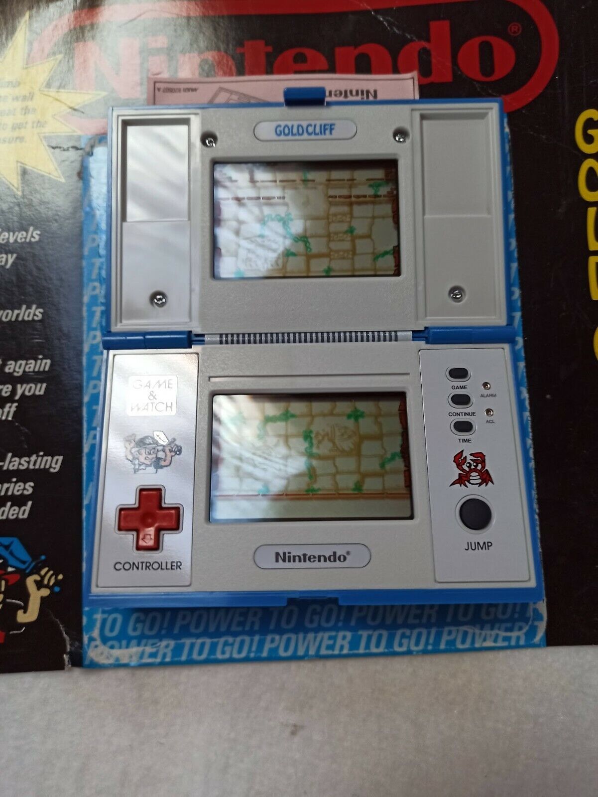 NINTENDO GOLD CLIFF NUEVA CON EMBALAJE ORIGINAL DESPEGADO.(150) - Imagen 3