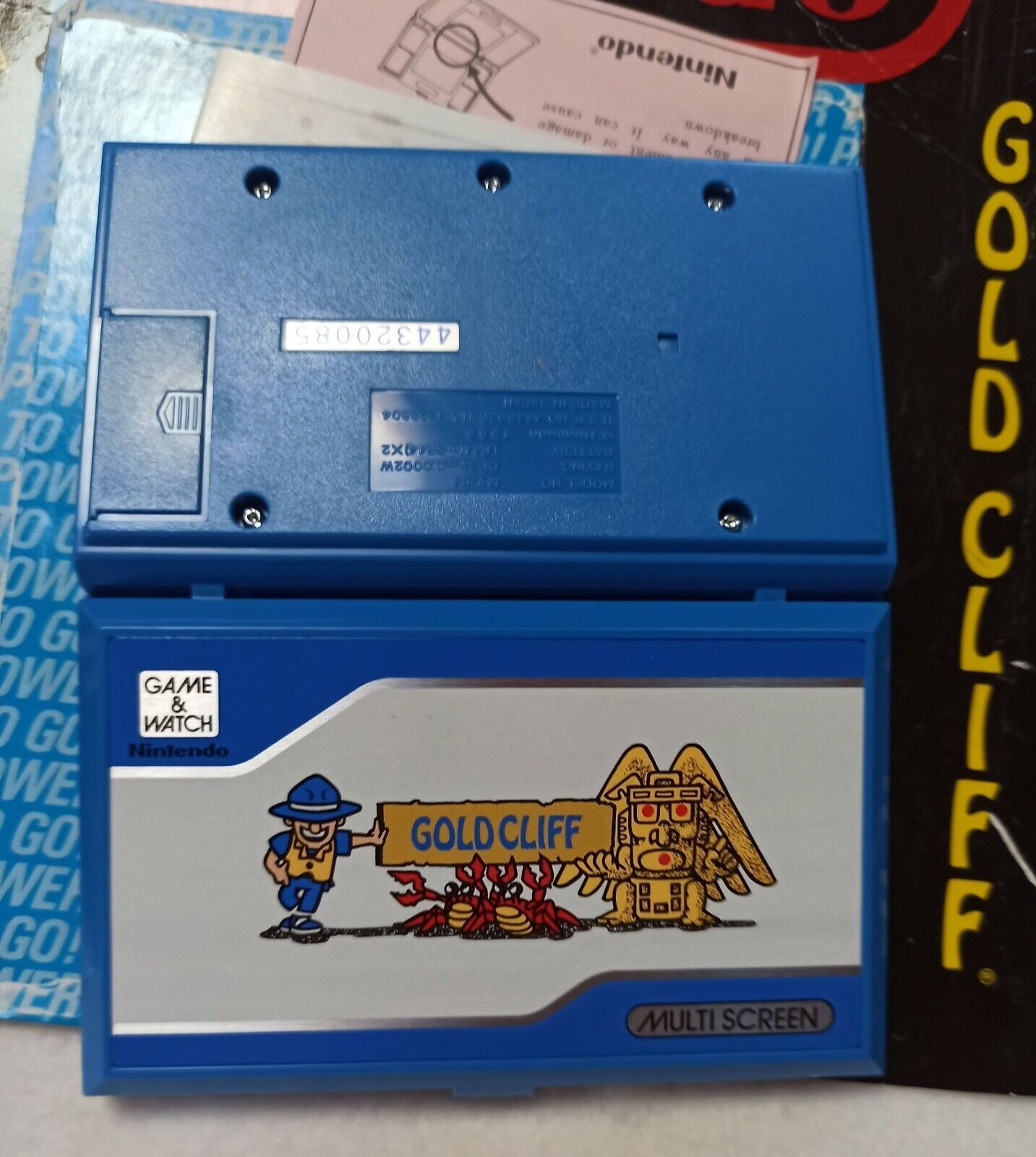 NINTENDO GOLD CLIFF NUEVA CON EMBALAJE ORIGINAL DESPEGADO.(150) - Imagen 4