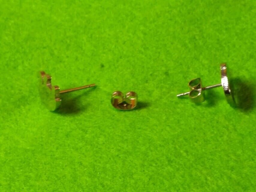 Pendientes acero mujer colección primavera elefante con presión - Imagen 3