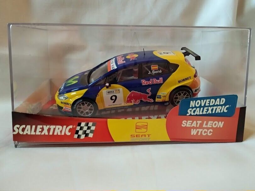SCX Scalextric Seat Leon WTCC Ref 6209 caja rota 1/32 Nuevo (108)
