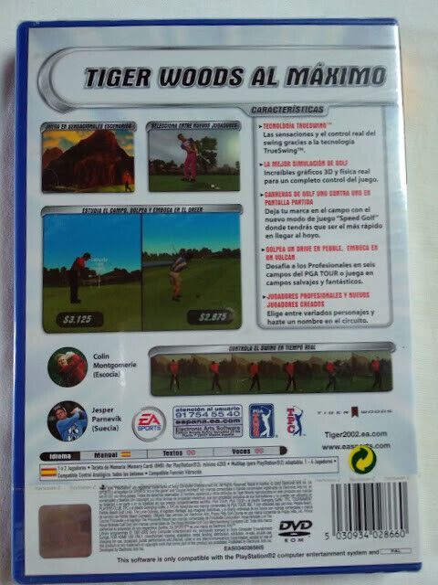Tiger Woods PGA TOUR 2002 para playstation 2 Nuevo y precintado Pal - Imagen 3